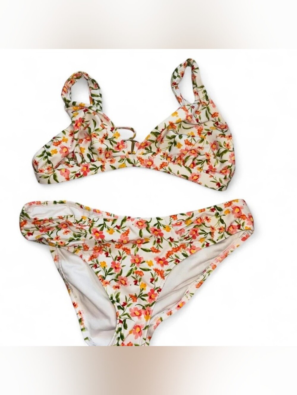Shade & Shore Olive Two-Piece Underwire Bikini Set